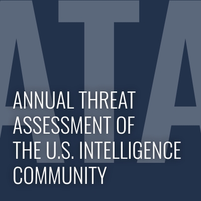 Annual Threat Assessment