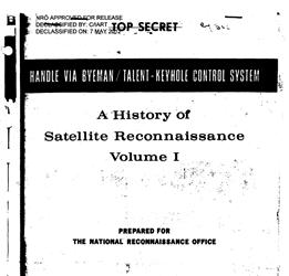 NRO History of Satellite Reconnaissance
